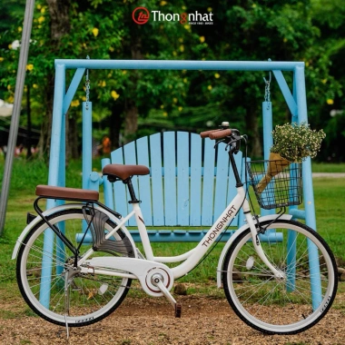 Xe đạp LD24-26 Pastel 24-26 inch, phụ kiện lục giác, dầu xích, bơm, đệm, khóa, giỏ, chuông, lưới - Giá 2.95 triệu
