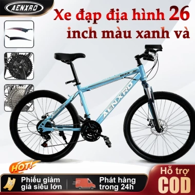 Xe đạp leo núi 26 inch giảm xóc kép 21 tốc độ - Nam & Nữ, Giá ưu đãi 1.949.000₫