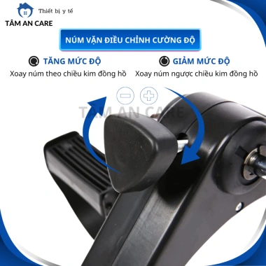 Xe Đạp Mini Gập Gọn Tập Thể Dục Tại Nhà - Kháng Lực, Đồng Hồ Đếm Số