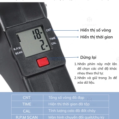 Xe Đạp Mini Tập Thể Dục Không Đồng Hồ, Đếm Số Tiện Lợi, Nhỏ Gọn Dễ Dùng Tại Nhà - 359.000₫