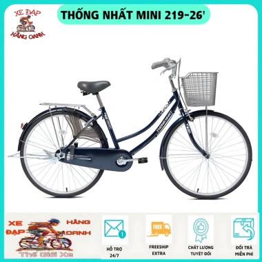 Xe đạp mini Thống Nhất 219 24-26 inch nhiều màu, đầy đủ phụ kiện, chỉ 2.48tr