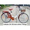 Xe Đạp Mini Việt Nhật Labubu 24/26 inch mẫu 2.025, tặng đầy đủ phụ kiện đệm yên, giỏ, chắn chân 3