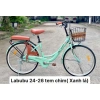 Xe Đạp Mini Việt Nhật Labubu 24/26 inch mẫu 2.025, tặng đầy đủ phụ kiện đệm yên, giỏ, chắn chân 4