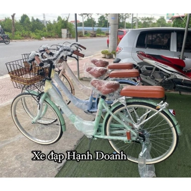 Xe Đạp Mini Việt Nhật Labubu 24/26 inch mẫu 2.025, tặng đầy đủ phụ kiện đệm yên, giỏ, chắn chân 7 Xe Đạp Mini Việt Nhật Labubu 24/26 inch mẫu 2.025, tặng đầy đủ phụ kiện đệm yên, giỏ, chắn chân 7