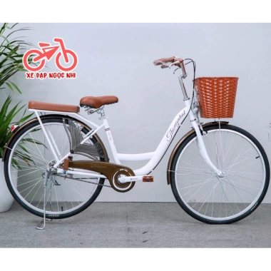 Xe đạp nữ mini Tiến Phát và Thống Nhất tặng bơm, chặn chân, đệm sau – chỉ 2.055.000₫