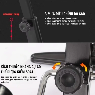 Xe Đạp Phục Hồi Chức Năng Gấp Gọn - Tùy Chỉnh Độ Nặng, Tập Tay Chân, Hỗ Trợ Sức Khỏe - Giá 585.000₫ 5 Xe Đạp Phục Hồi Chức Năng Gấp Gọn - Tùy Chỉnh Độ Nặng, Tập Tay Chân, Hỗ Trợ Sức Khỏe - Giá 585.000₫ 5