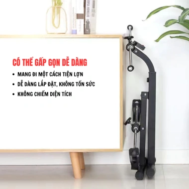 Xe Đạp Phục Hồi Chức Năng Gấp Gọn - Tùy Chỉnh Độ Nặng, Tập Tay Chân, Hỗ Trợ Sức Khỏe - Giá 585.000₫