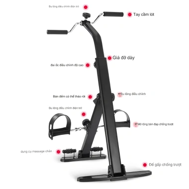 Xe Đạp Phục Hồi Chức Năng Gấp Gọn - Tùy Chỉnh Độ Nặng, Tập Tay Chân, Hỗ Trợ Sức Khỏe - Giá 585.000₫ 8 Xe Đạp Phục Hồi Chức Năng Gấp Gọn - Tùy Chỉnh Độ Nặng, Tập Tay Chân, Hỗ Trợ Sức Khỏe - Giá 585.000₫ 8