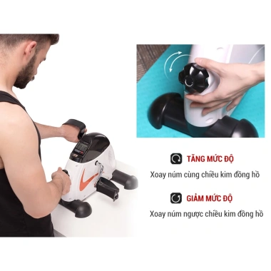Xe đạp phục hồi chức năng GoodFit GF001PA - Độ nặng tùy chỉnh, mini tập LCD, giảm còn 849.000₫ 4 Xe đạp phục hồi chức năng GoodFit GF001PA - Độ nặng tùy chỉnh, mini tập LCD, giảm còn 849.000₫ 4