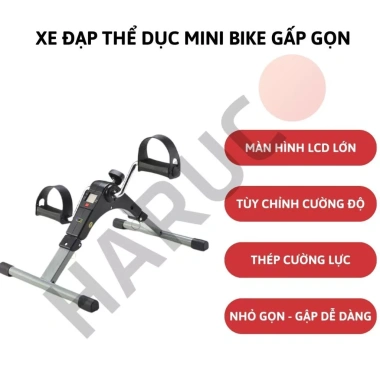 Xe Đạp Phục Hồi Chức Năng Mini Gấp Gọn Haruco – Tùy Chỉnh Độ Nặng, Tập Thể Dục Tại Nhà