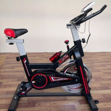 Xe đạp tập GH-709 HATA SPORT - Giảm cân, giảm mỡ, dây curoa êm không ồn