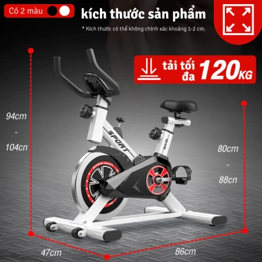 Xe đạp tập gym bluetooth tại nhà - yên tĩnh, tiện lợi, gọn nhẹ, giá 1.499.000₫ 8 Xe đạp tập gym bluetooth tại nhà - yên tĩnh, tiện lợi, gọn nhẹ, giá 1.499.000₫ 8