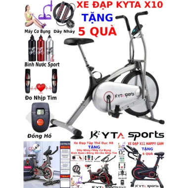 Xe đạp tập gym Kyta Sport 150kg bánh đà 6kg sơn tĩnh điện 1,490,000₫ tặng 3 quà