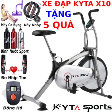 Xe đạp tập gym Kyta Sport 150kg bánh đà 6kg sơn tĩnh điện 1,490,000₫ tặng 3 quà 8 Xe đạp tập gym Kyta Sport 150kg bánh đà 6kg sơn tĩnh điện 1,490,000₫ tặng 3 quà 8