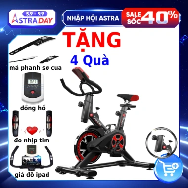 Xe đạp tập gym tại nhà Kyta Sport X9 X10, tải 150kg, bánh đà 3kg, sơn tĩnh điện, tặng 3 quà Giá 1,45 triệu