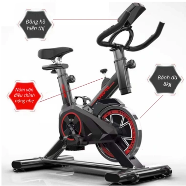 Xe đạp tập gym tại nhà Spinning thể thao - Giá 1.3tr, tặng đồng hồ 7