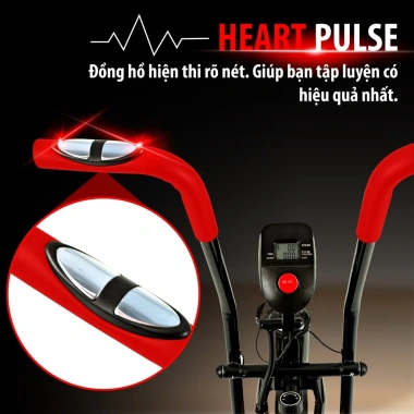Xe đạp tập tay chân Air Bike 8.701 màu đỏ - giảm giá 1,799,000, đốt calo nhanh
