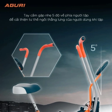 Xe Đạp Tập Thể Dục Aguri AGA-206PAS cho Người Già Phục Hồi Chức Năng, Giá 3,5 Triệu 4