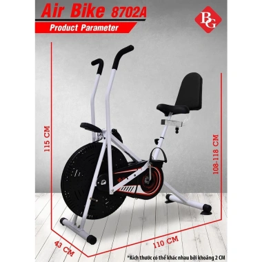 Xe đạp tập thể dục BG mẫu 8.702 Plus tựa lưng 2.025 giá ưu đãi 1.899.000₫