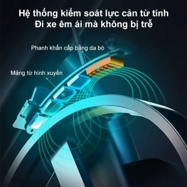 Xe đạp tập thể dục đa năng khung thép chắc chắn, đồng hồ điện tử - Giá chỉ 1.309.000₫, giảm giá 5