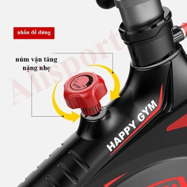 Xe đạp tập thể dục fitness - máy tập gym tại nhà, bánh đà kháng không tiếng ồn, đồng hồ đo chỉ số, chỉ 2.81 triệu