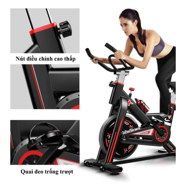 Xe đạp tập thể dục GH-709 giảm cân, giảm mỡ bụng tại nhà, dây curoa êm, bền 3 Xe đạp tập thể dục GH-709 giảm cân, giảm mỡ bụng tại nhà, dây curoa êm, bền 3