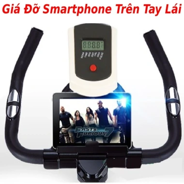 Xe đạp tập thể dục Queen Sport X9 - Đo nhịp tim, đồng hồ, giá đỡ, bảo hành 3 năm, 1,450,000 VND