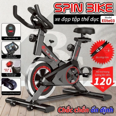 Xe đạp tập thể dục S303-ELITE - Spinning bike nhỏ gọn, chất lượng cao, giá 1.399.000 VND 4