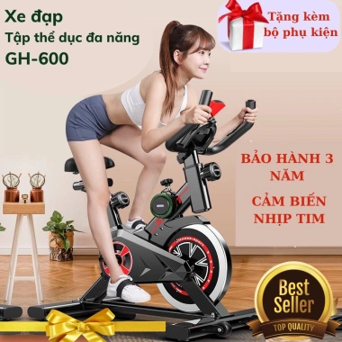 Xe đạp tập thể dục Sport GH600 cảm biến nhịp tim - Giao hàng hoả tốc, giá ưu đãi 1,299,000₫ 2