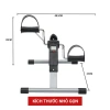 Xe đạp tập thể dục tại nhà gấp gọn cao cấp – Đồng hồ đếm số điện tử, mini thể thao, 339.000 VND 2