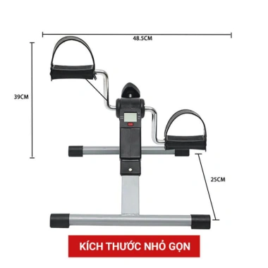 Xe đạp tập thể dục tại nhà gấp gọn cao cấp – Đồng hồ đếm số điện tử, mini thể thao, 339.000 VND