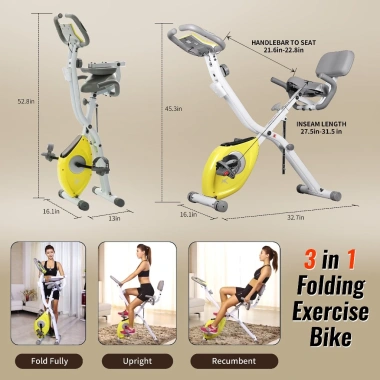 Xe đạp tập thể dục tại nhà - Nâng sức khỏe, định hình vóc dáng, chỉ 3.008.000₫