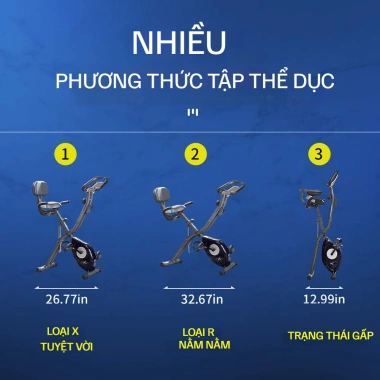 Xe đạp tập thể dục tại nhà - Nâng sức khỏe, định hình vóc dáng, chỉ 3.008.000₫