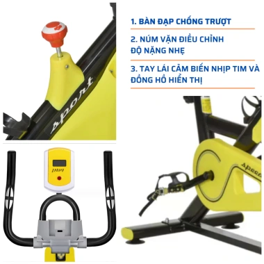 Xe đạp tập thể dục tại nhà Sport S-803 mẫu 2.021 - Giá 2.07 triệu, chuẩn loại 1 4
