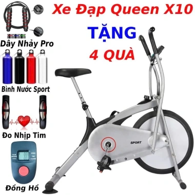 Xe đạp tập thể dục tại nhà X8 X9, X10 cho người lớn & trẻ em - Giảm giá, tặng 4 quà, chỉ 1.45 triệu