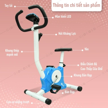 Xe đạp thể dục Professionall.gym19 YS02 - Kháng lực điều chỉnh, giá chỉ 999.000đ