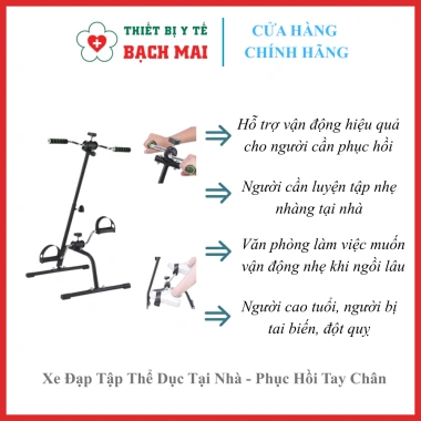 Xe Đạp Thể Dục Tại Nhà - Tập Toàn Thân, Phục Hồi Chức Năng, Giá Ưu Đãi 487.000₫