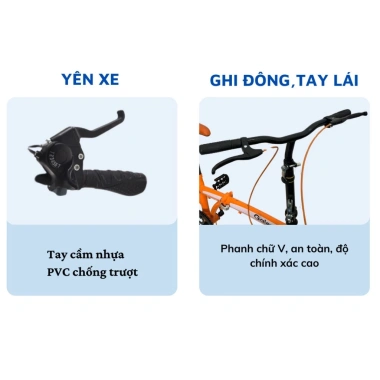 Xe Đạp Thể Thao Địa Hình GẤP GỌN Galen G008 - Bảo Hành 24 Tháng, Giá 1.5 Triệu 5