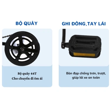 Xe Đạp Thể Thao Địa Hình GẤP GỌN Galen G008 - Bảo Hành 24 Tháng, Giá 1.5 Triệu 6