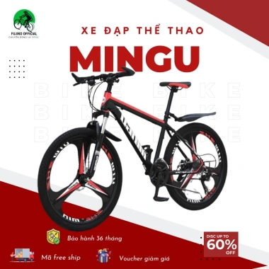 Xe đạp thể thao FUJIKO MINGU 26 inch - Giá ưu đãi 2.02 triệu, chất lượng cao 2