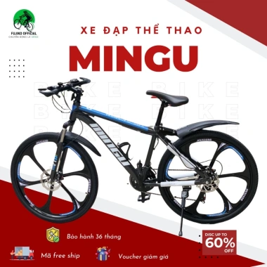 Xe đạp thể thao FUJIKO MINGU 26 inch - Giá ưu đãi 2.02 triệu, chất lượng cao 3