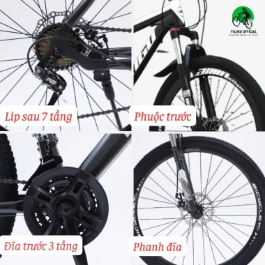 Xe đạp thể thao FUJIKO MINGU 26 inch - Giá ưu đãi 2.02 triệu, chất lượng cao 5
