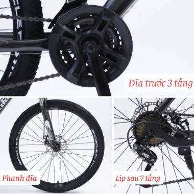Xe đạp thể thao FUJIKO OFFICIAL gấp gọn 26 inch - Địa hình, dã ngoại, giảm còn 2.1 triệu 5
