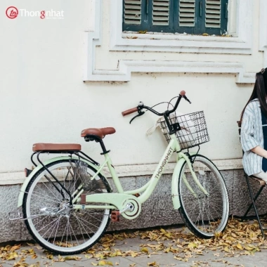 Xe đạp thùng LD 24/LD 26 – Giá 2.950.000, tặng bơm, đệm sau, khóa, chuông, chắn chân, lục giác
