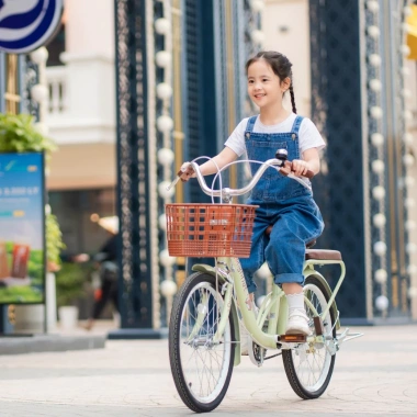 Xe đạp trẻ em 20inch Thống Nhất - Bé gái 7-12 tuổi, giảm giá, thiết kế an toàn 3 Xe đạp trẻ em 20inch Thống Nhất - Bé gái 7-12 tuổi, giảm giá, thiết kế an toàn 3