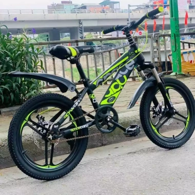 Xe đạp trẻ em thể thao địa hình SPACE BABY size 18-22 cho bé 7-12 tuổi, khung nhôm, bánh đúc, Hàng Nguyên Hộp 2