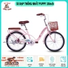 Xe đạp trẻ em Thống Nhất Puppy 20inch học sinh cấp 1 - Bộ lục giác, dầu xích, bơm, khóa, giỏ - Giá 2.3 triệu