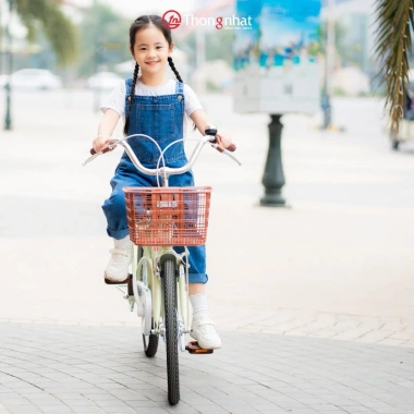 Xe đạp trẻ em Thống Nhất Puppy 20inch học sinh cấp 1 - Bộ lục giác, dầu xích, bơm, khóa, giỏ - Giá 2.3 triệu 8