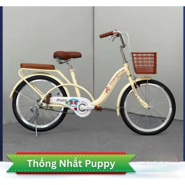 Xe đạp trẻ em Thống Nhất Puppy 20inch học sinh cấp 1 - Bộ lục giác, dầu xích, bơm, khóa, giỏ - Giá 2.3 triệu 10