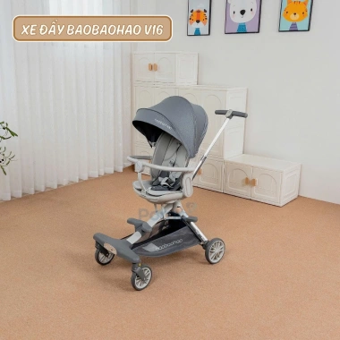 Xe đẩy 2 chiều BaoBaoHao V16 2.025 - Bảo hành 1 năm, ưu đãi cho bé sơ sinh